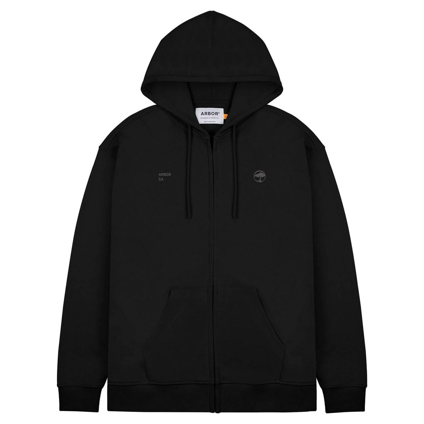 Surplus Zip Hood - Black